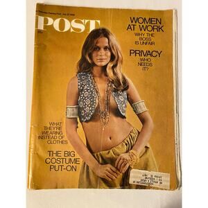 The Saturday Evening POST Magazine, July 27, 1968, Excellent Vintage Condition